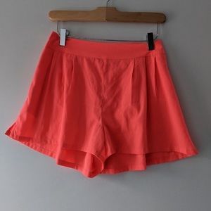 Aritzia Neon Pink Flowy Shorts